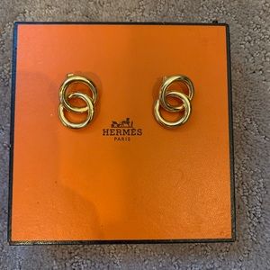 Gold plated earrings